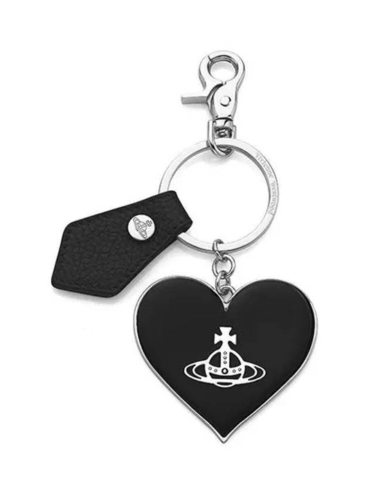 Mirror Heart ORB Key Holder Black - VIVIENNE WESTWOOD - BALAAN 1