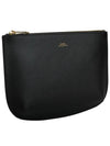 Half Moon Sarah Clutch Bag Black - A.P.C. - BALAAN.