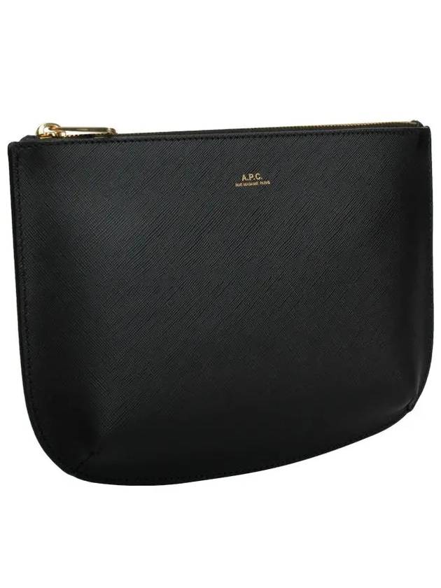 Half Moon Sarah Clutch Bag Black - A.P.C. - BALAAN 4