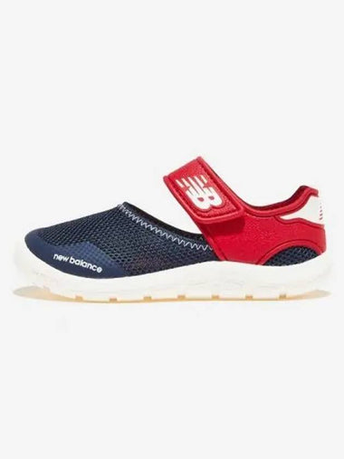 Kids Hook And Loop Sandals Navy Red - NEW BALANCE - BALAAN 1