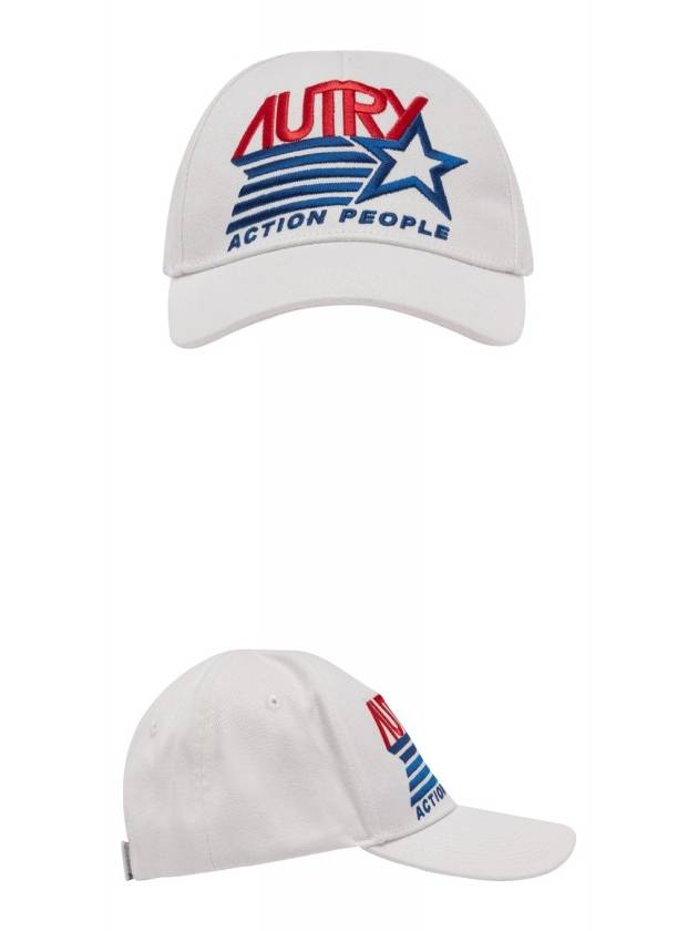 Capello Iconic Logo Ball Cap White - AUTRY - BALAAN 5