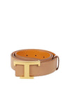 Belt XCWTSB10100RBR0H80 Brown - TOD'S - BALAAN 3