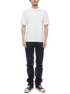 EKD Embroidery Regular Fit Polo Shirt White - BURBERRY - BALAAN 4