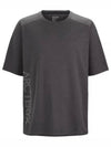 Cormac Downword Short Sleeve T-Shirt Black Heather - ARC'TERYX - BALAAN 2