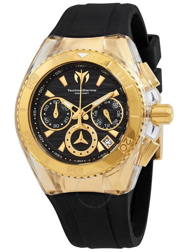 Technomarine Cruise Star Chronograph Quartz Black Dial Ladies Watch TM-120036 - TECHNOMARINE - BALAAN 1