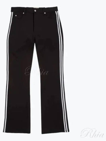 Gallery Deb Side Stripe Flare Pants LGN 5000 BLCK - GALLERY DEPT. - BALAAN 1