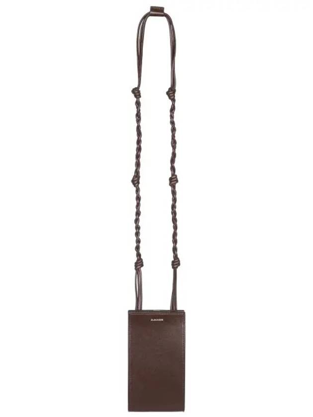 Tangle Phone Holder Cross Bag Ebony J07VL0002 P5074 208 - JIL SANDER - BALAAN 5