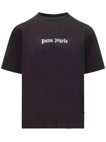 Palm Angels T-Shirt With Logo - PALM ANGELS - BALAAN 1