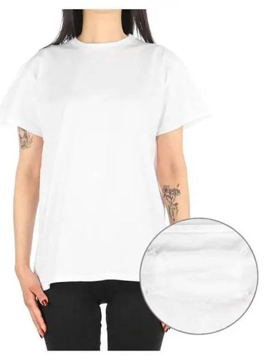 Stitched Jersey Short Sleeve T-Shirt White - MAISON MARGIELA - BALAAN 2