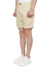 Men's Chino Shorts Vanilla - AMI - BALAAN 3