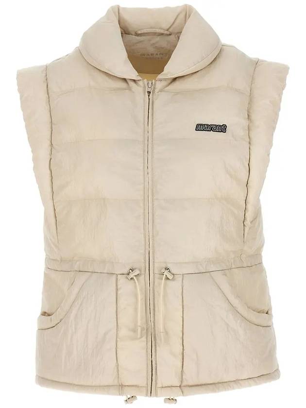 TOBY logo patch padded vest Ecourt GI0013FA A3C51E 23EC - ISABEL MARANT - BALAAN 2