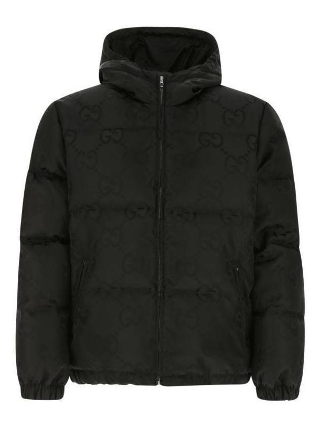 Jumbo GG Canvas Jacket Padding Black - GUCCI - BALAAN 1