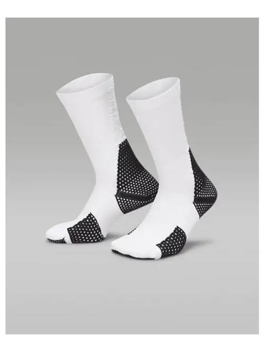 Jordan Unicorn Dry Fit ADV Cushion Crew Socks 1 Pair White Black FZ3393 100 700226 - NIKE - BALAAN 1