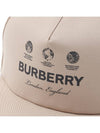 Label Print Cotton Gabardine Ball Cap Soft Phone - BURBERRY - BALAAN 7