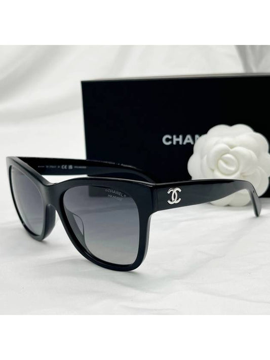 Sunglasses CC Logo Square Black A71224 - CHANEL - BALAAN 2