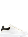 Oversized Black Tab Low-Top Sneakers White - ALEXANDER MCQUEEN - BALAAN 2