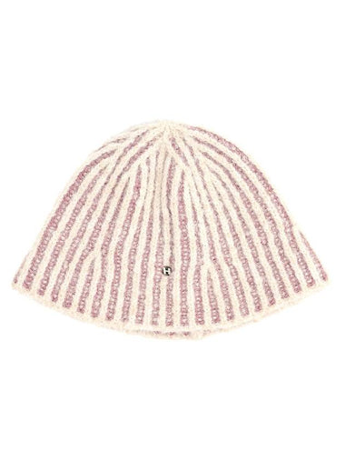 Wool Badge Knit Bucket Hat Ivory - HIGH SCHOOL DISCO - BALAAN 1