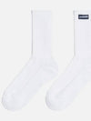 Les Casites Logo Label Cotton Socks White - JACQUEMUS - BALAAN 3