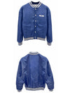 Loose Teddy Nylon Jacket Navy - CELINE - BALAAN 5