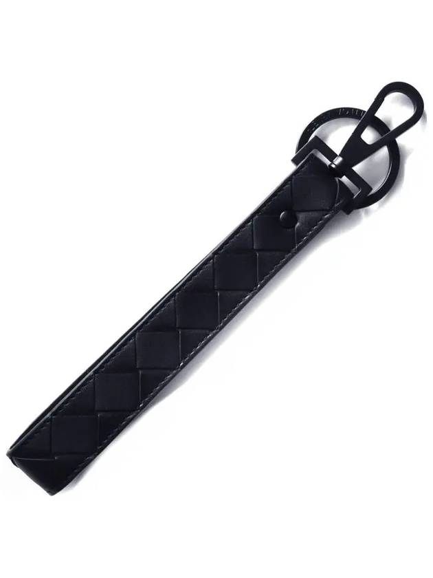 Intrecciato Key Holder Midnight Blue - BOTTEGA VENETA - BALAAN 2