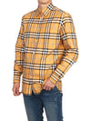 Men's Vintage Check Long Sleeve Shirt Dusty Orange - BURBERRY - BALAAN 6