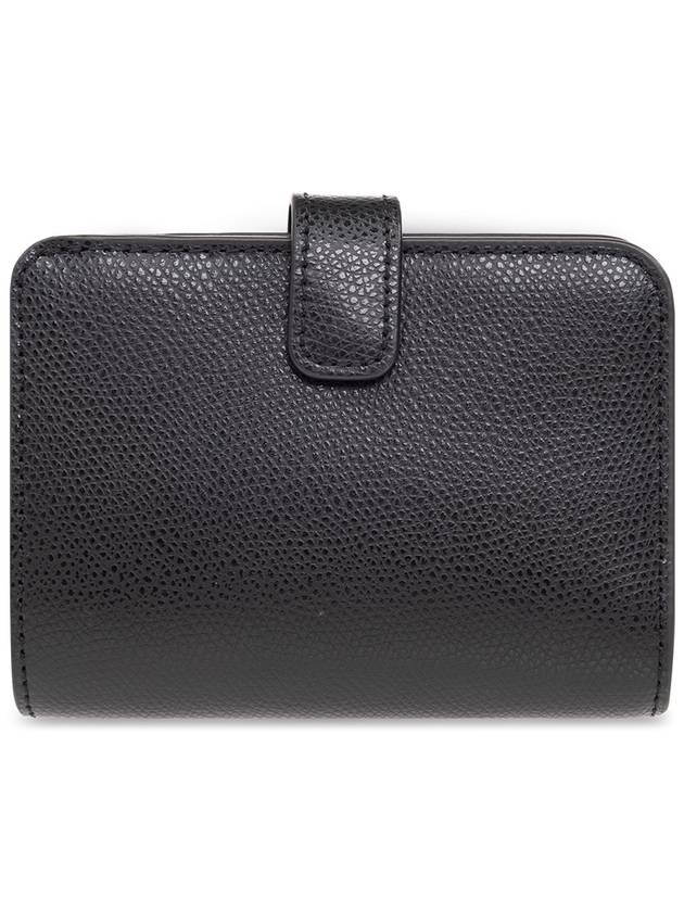 Furla Leather Wallet With Logo, Women's, Black - FURLA - BALAAN 3