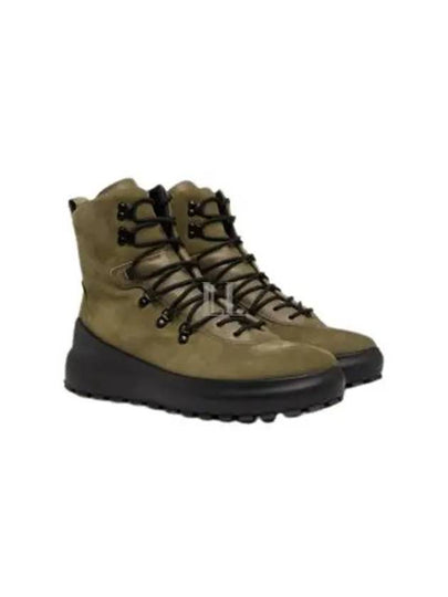 Hiking Leather Walker Boots Beige - STONE ISLAND - BALAAN 2