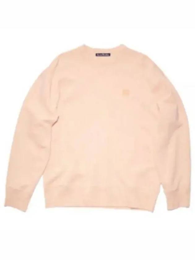 Face Patch Sweatshirt Pink - ACNE STUDIOS - BALAAN 2