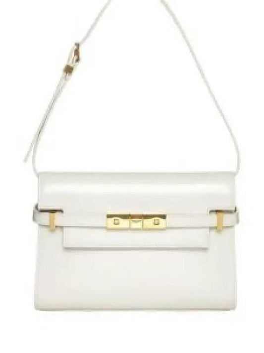 Manhattan Small Shoulder Bag Blanc Vintage - SAINT LAURENT - BALAAN