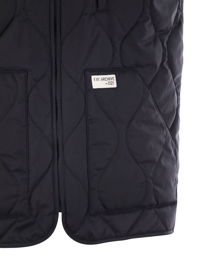 Quilted Vest - Fay Archive - FAY - BALAAN 4