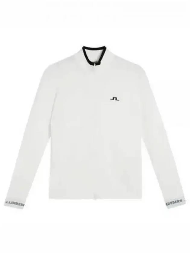 Almaida Full Zip Knit Top White - J.LINDEBERG - BALAAN 2