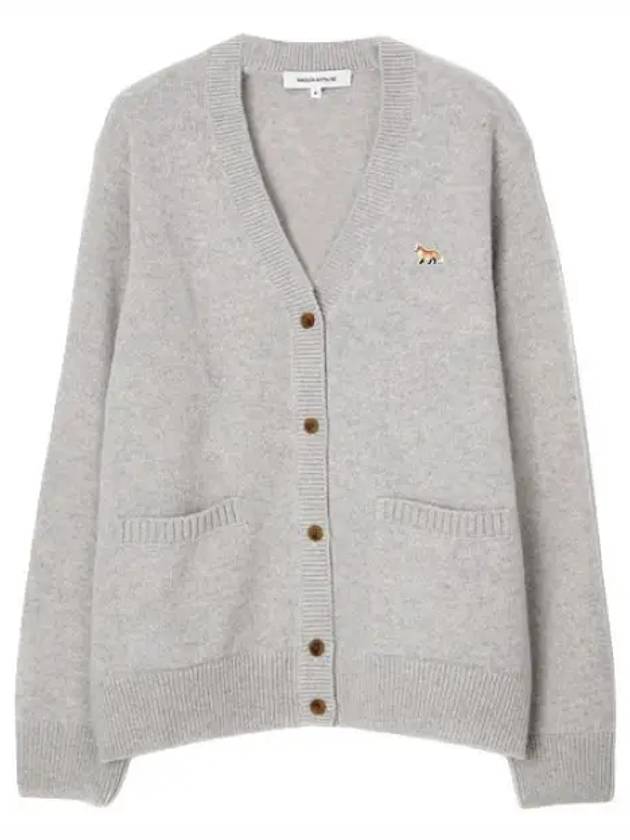 Baby Fox Patch Boxy Cardigan Women - MAISON KITSUNE - BALAAN 1