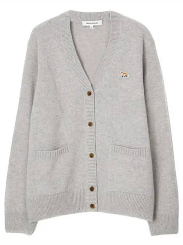 Baby Fox Patch Boxy Cardigan Women - MAISON KITSUNE - BALAAN 1