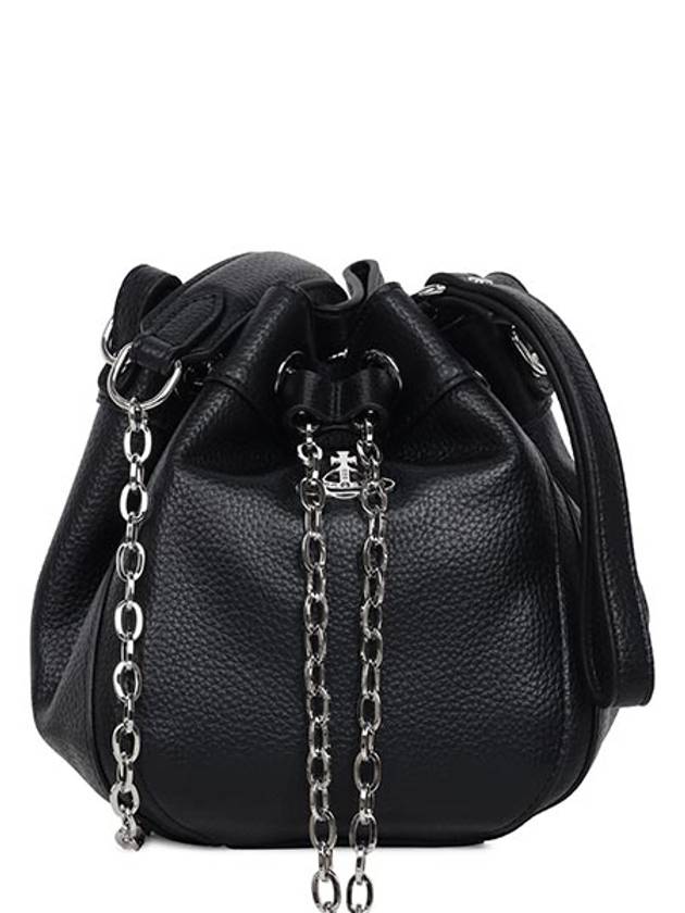 Black Chrissy Small Bucket Bag 4C030004W S000D N403 00061 - VIVIENNE WESTWOOD - BALAAN 1