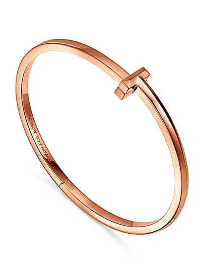 Tiffany T T1 narrow hinged bangle rose gold 67794346 68489210 - TIFFANY & CO. - BALAAN 2