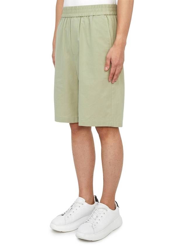 De Coeur Cotton Track Shorts Khaki - AMI - BALAAN 3