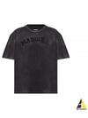 Logo Heavy Jersey Short Sleeve T-Shirt Grey - MAISON MARGIELA - BALAAN 2