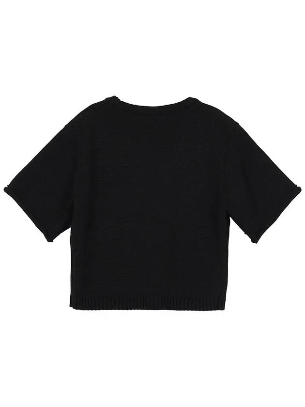 Rolling half round neck knit_black - HARDCORE HAPPINESS - BALAAN 3