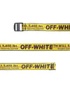 logo industrial belt yellow black - OFF WHITE - BALAAN.