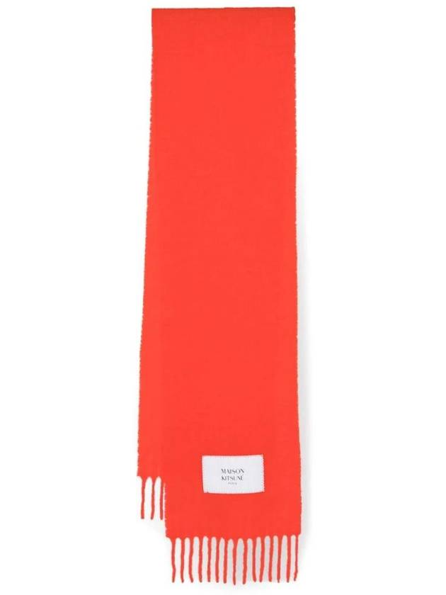 Baby Alpaca Muffler Red - MAISON KITSUNE - BALAAN 1