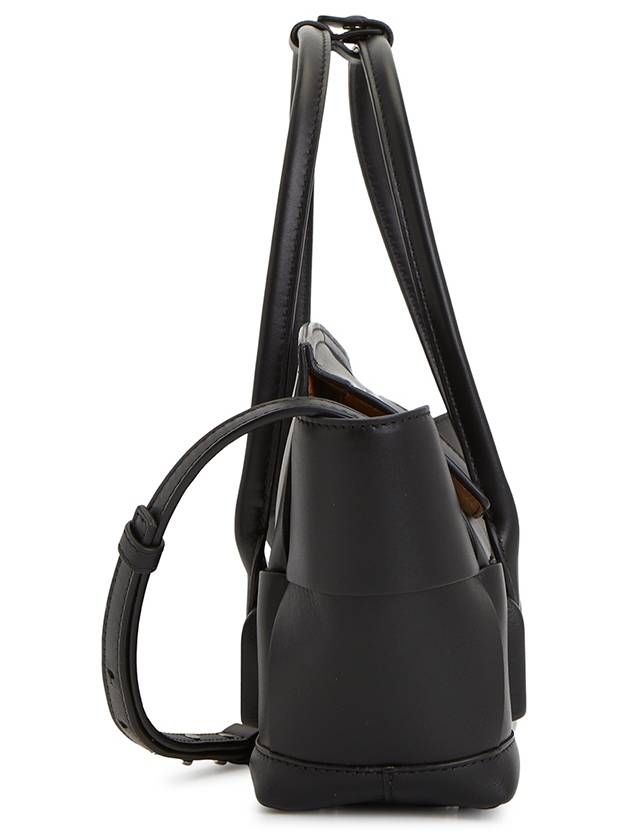 Mini Arco Shoulder Bag Black - BOTTEGA VENETA - BALAAN 4