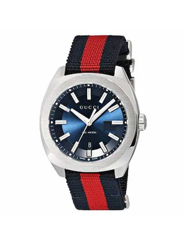 41MM Watch YA142304 Blue Red - GUCCI - BALAAN 1