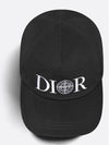 AND STONE ISLAND CAP BLACK TECHNICAL COTTON - DIOR - BALAAN 4