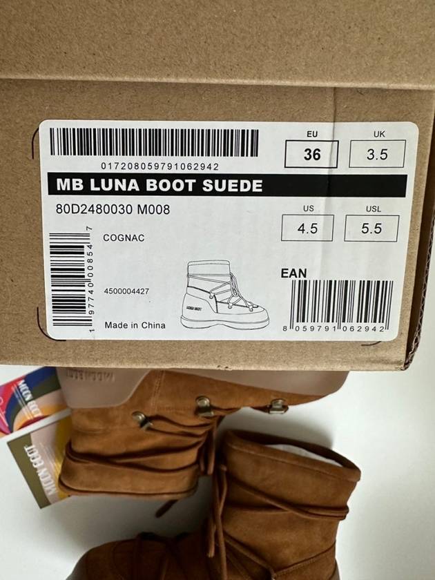 Luna Suede Winter Boots Brown - MOON BOOT - BALAAN 10