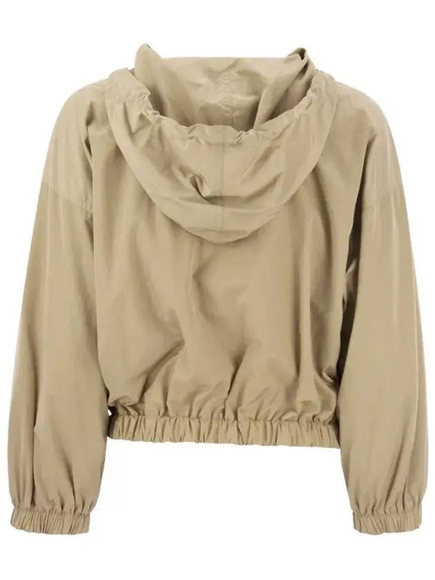 MAIELLA hooded short jacket beige 2350260439 003 - MAX MARA - BALAAN 3