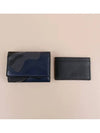 Camouflage 2in1 Military Card Wallet Navy QY2P0613TND - VALENTINO - BALAAN 1