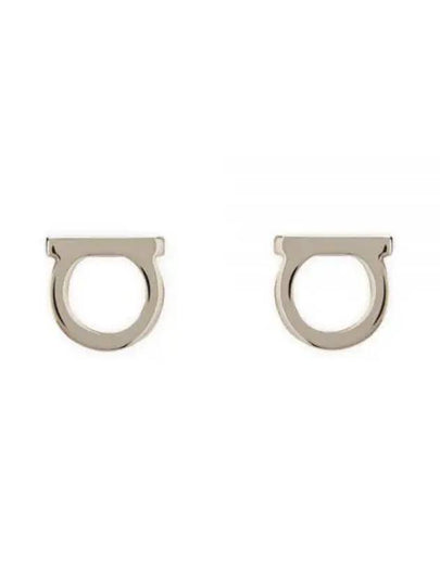 Gancini Earrings Silver - SALVATORE FERRAGAMO - BALAAN 2