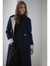 Caigienne V neck unbalanced long coat - CAHIERS - BALAAN 4