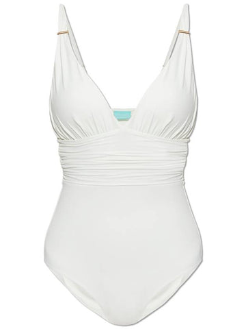 Melissa Odabash One-piece Swimsuit Panarea, Women's, White - MELISSA ODABASH - BALAAN 1