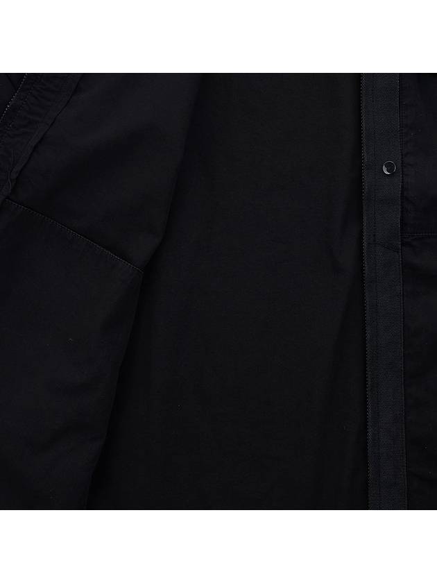 Men's Lens Wappen One Pocket Zip Up Jacket Black - CP COMPANY - BALAAN 11